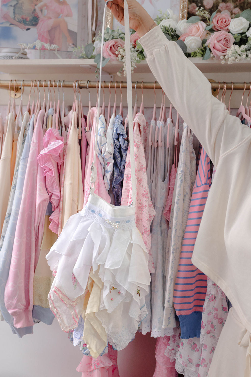 Crossbody Snagbag- Pink/Yellow