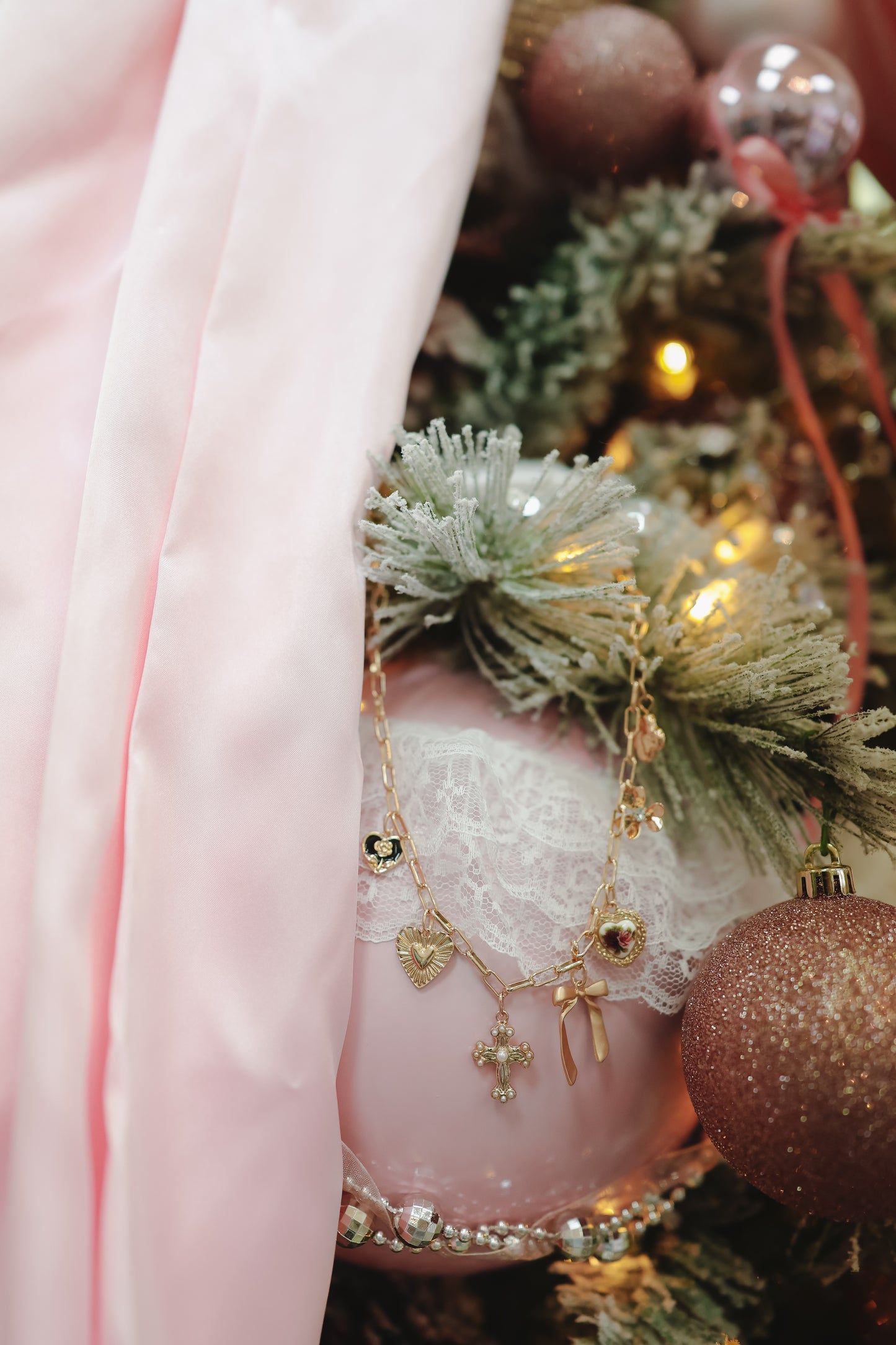 Chrishell Charm Necklace - Gold