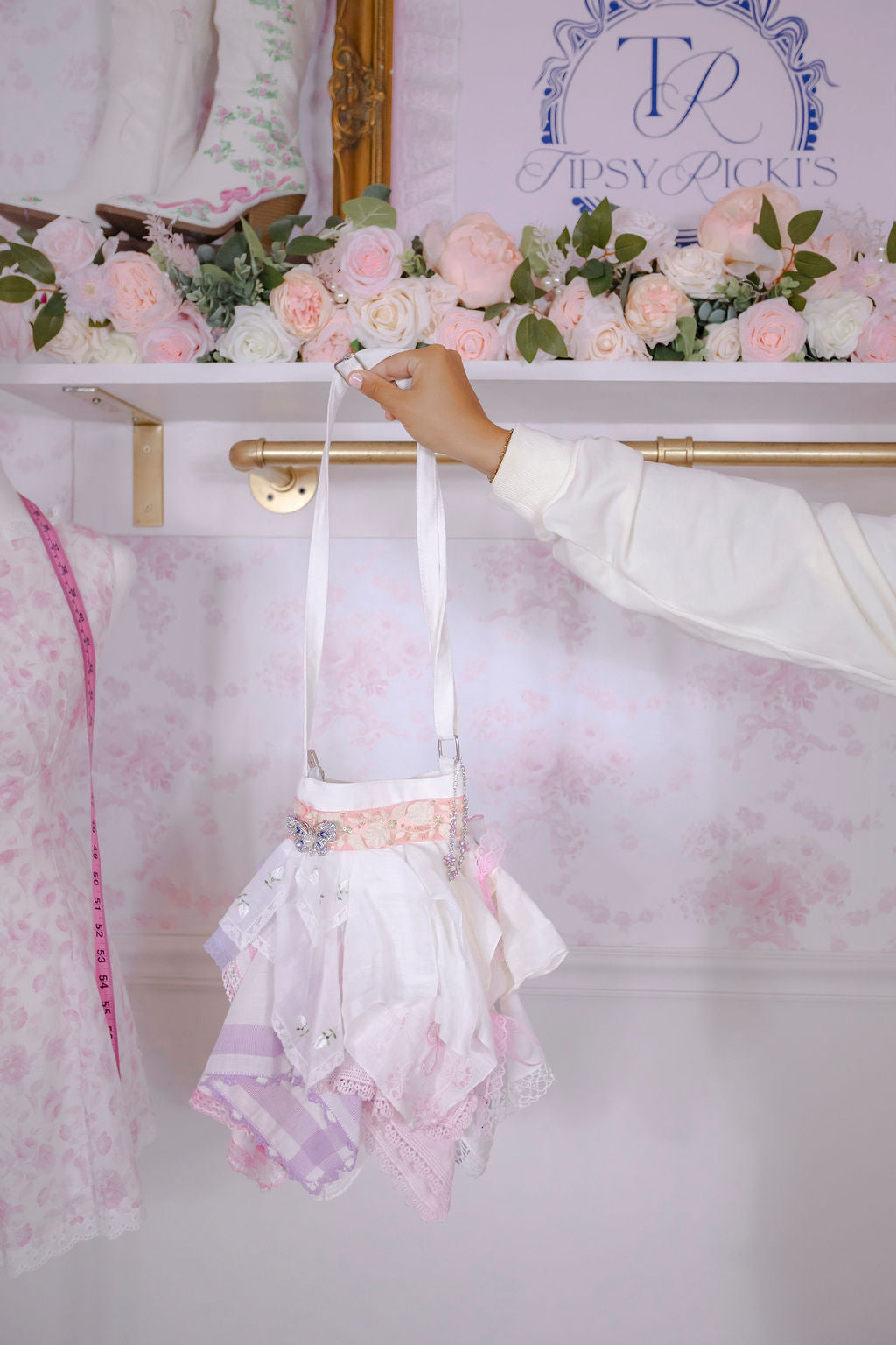 Crossbody Snagbag- Lavender/Pink Multi