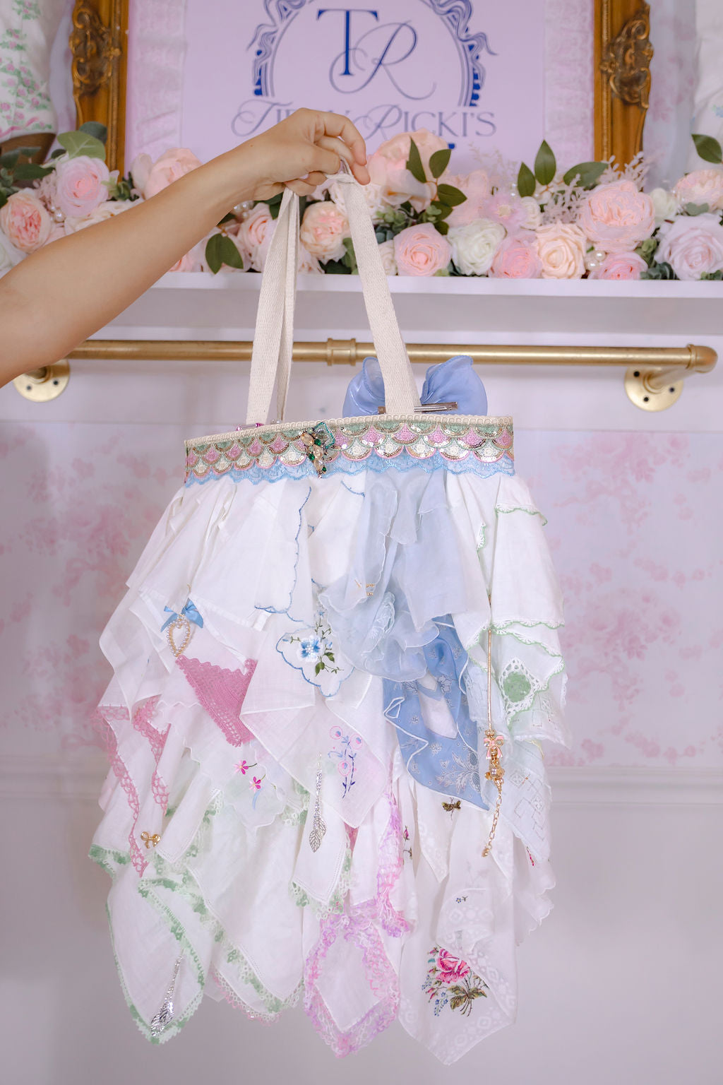 Large Snagbag- Blue Pearl Multi