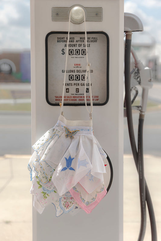 Crossbody Snagbag- Light Blue/Pink Multi