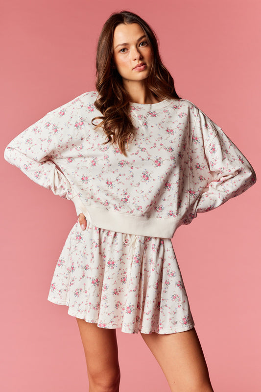 Remi Ditsy Floral Lounge Set - Pink