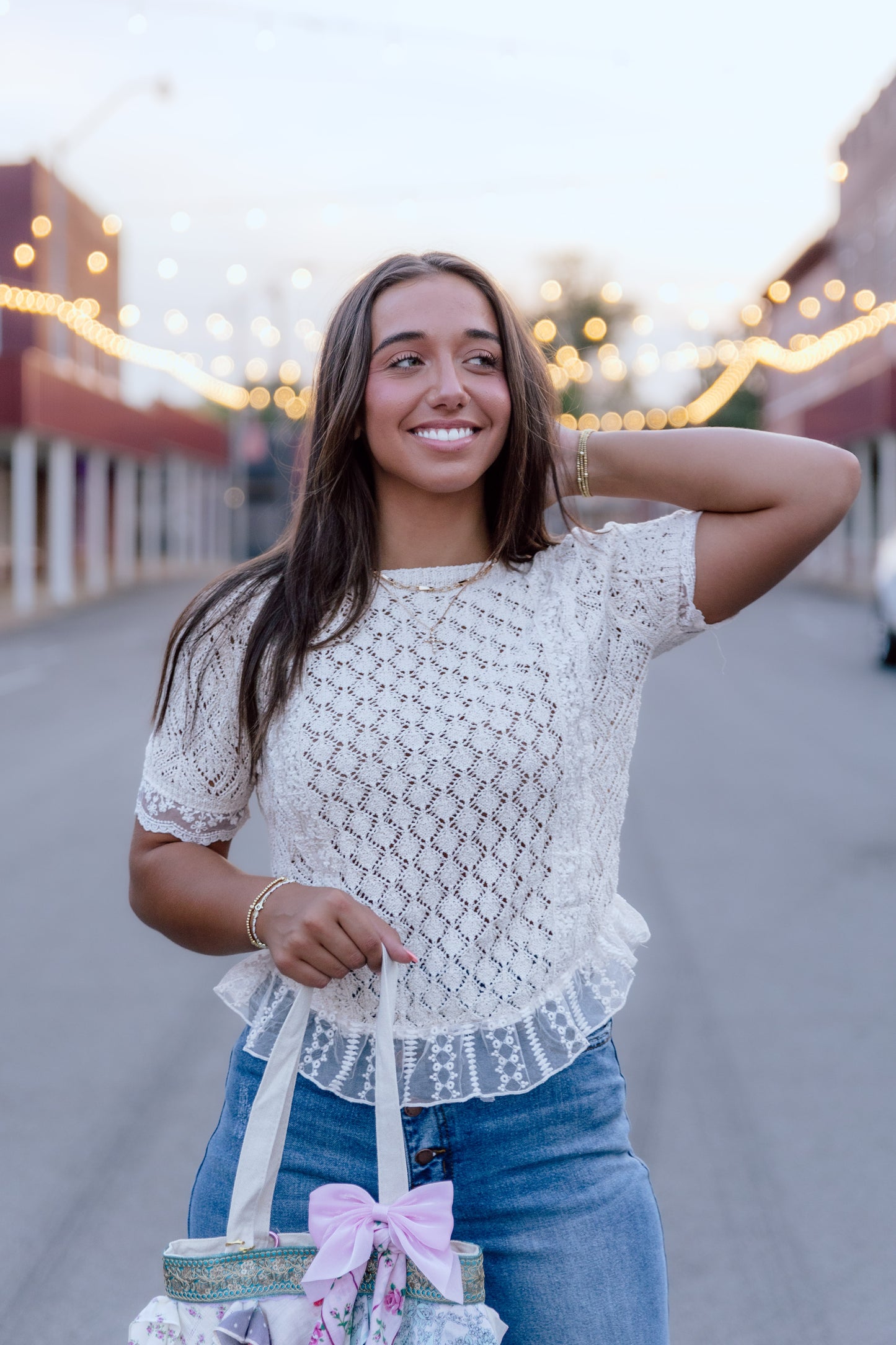 Mabel Top- Cream