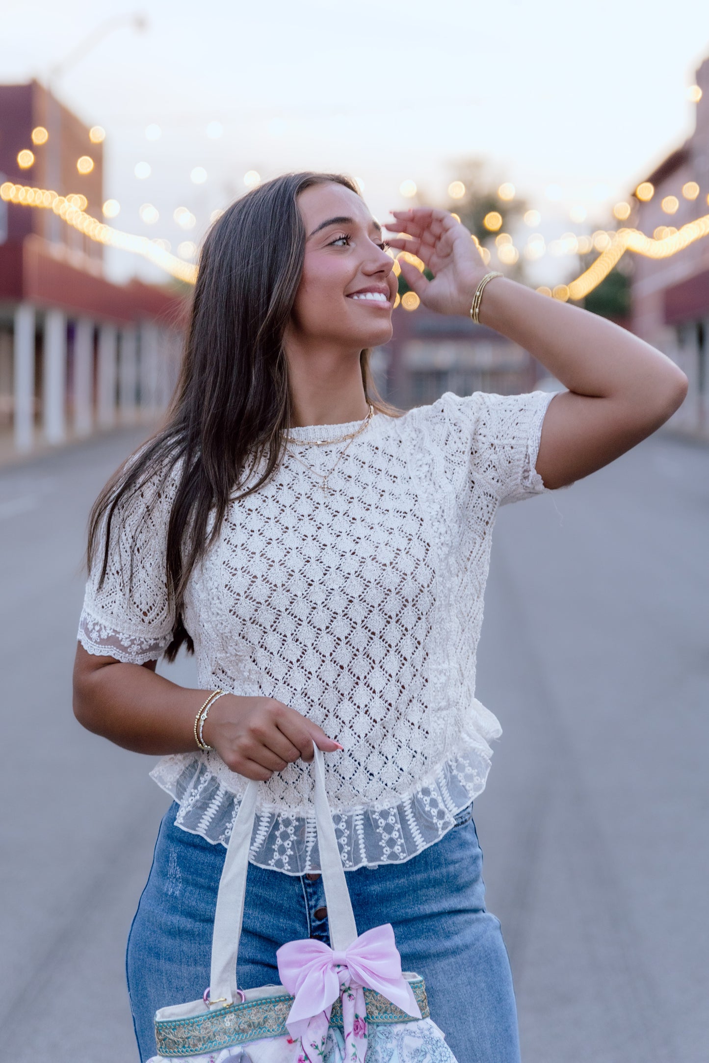 Mabel Top- Cream