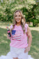 'Merica Top- Pink