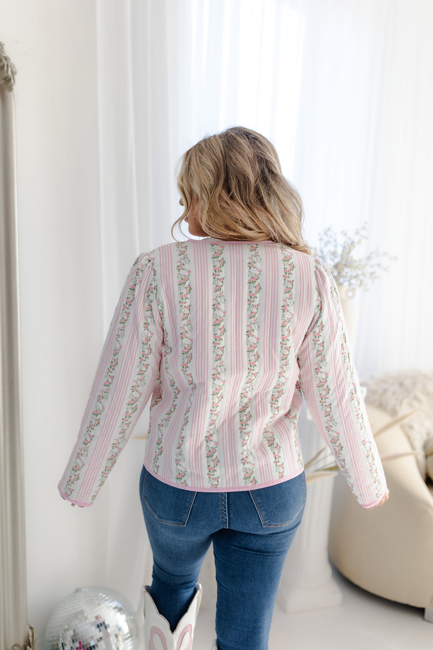 Elizabeth Jacket- Pink Multi