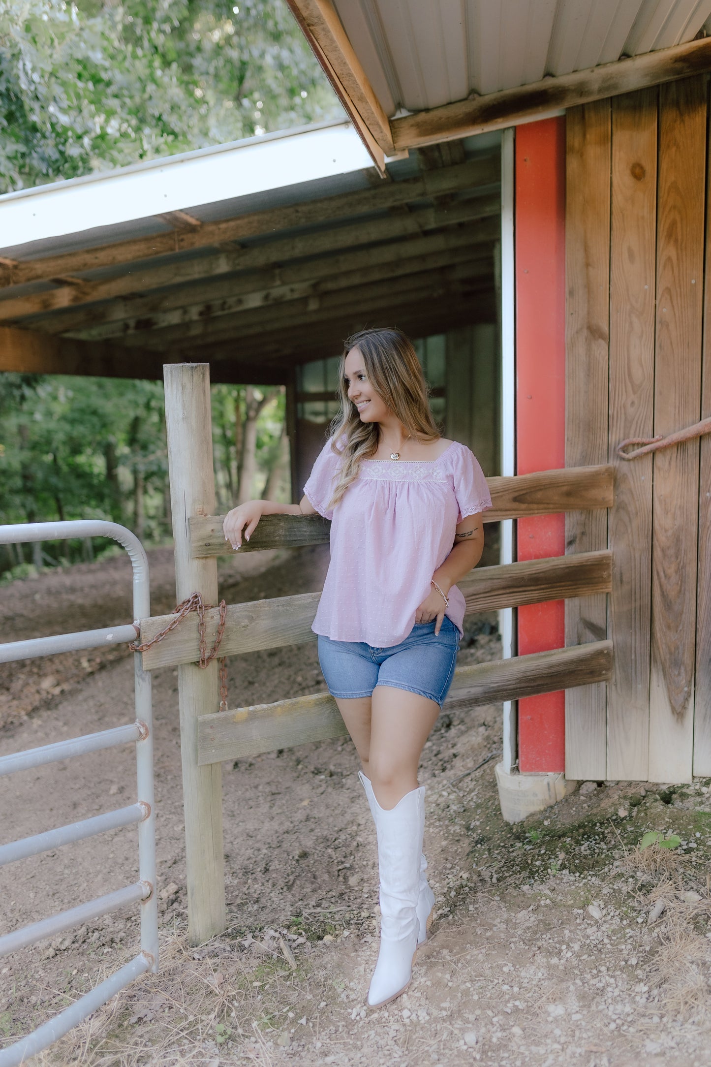 Eloise Top- Pink Lilac