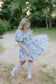 Rosie Dress- Ivory Blue