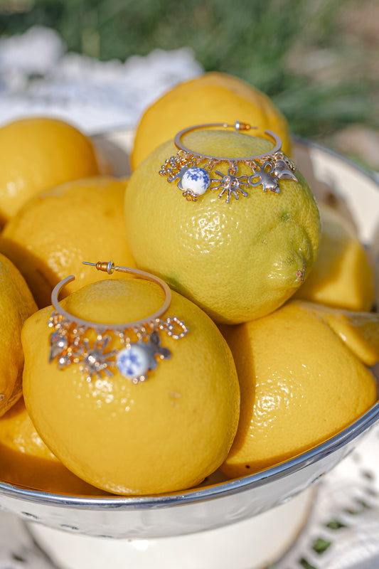 Kennie Hoop Earrings- Gold