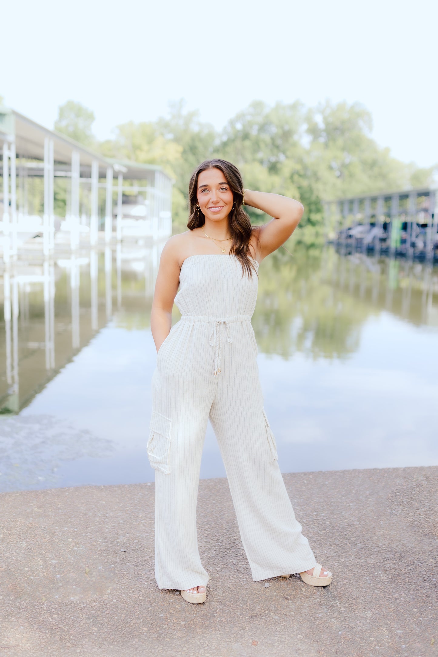 Kendall Jumpsuit- Taupe