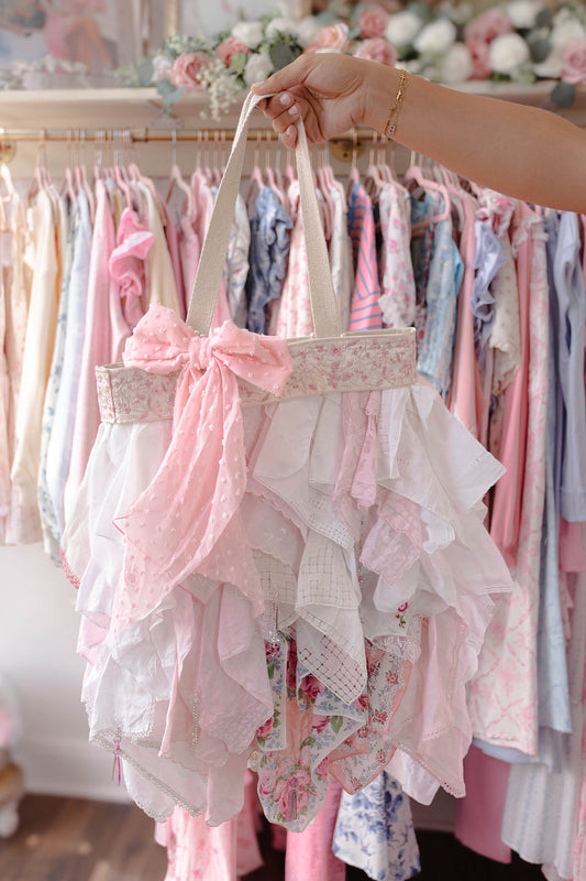 Large Snagbag- Light Pink/Floral