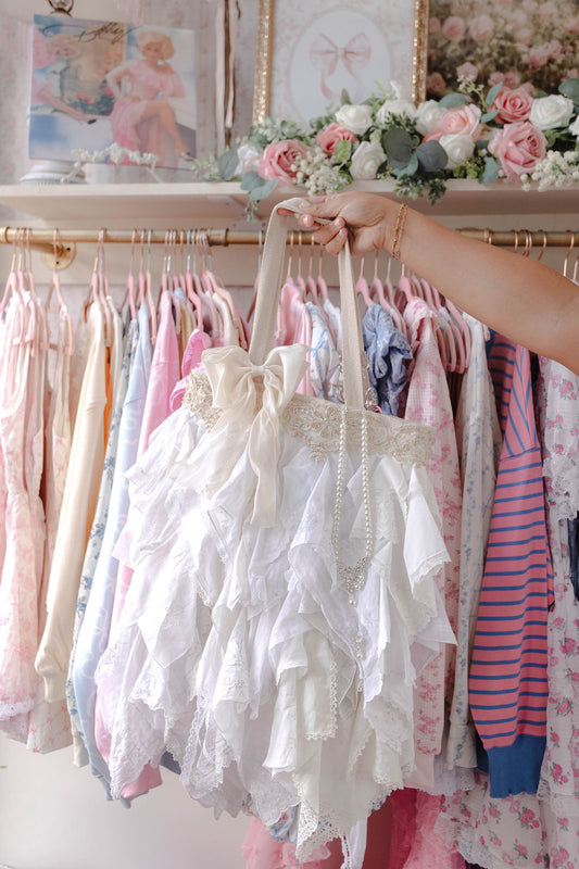 Large Snagbag- Champagne Ivory