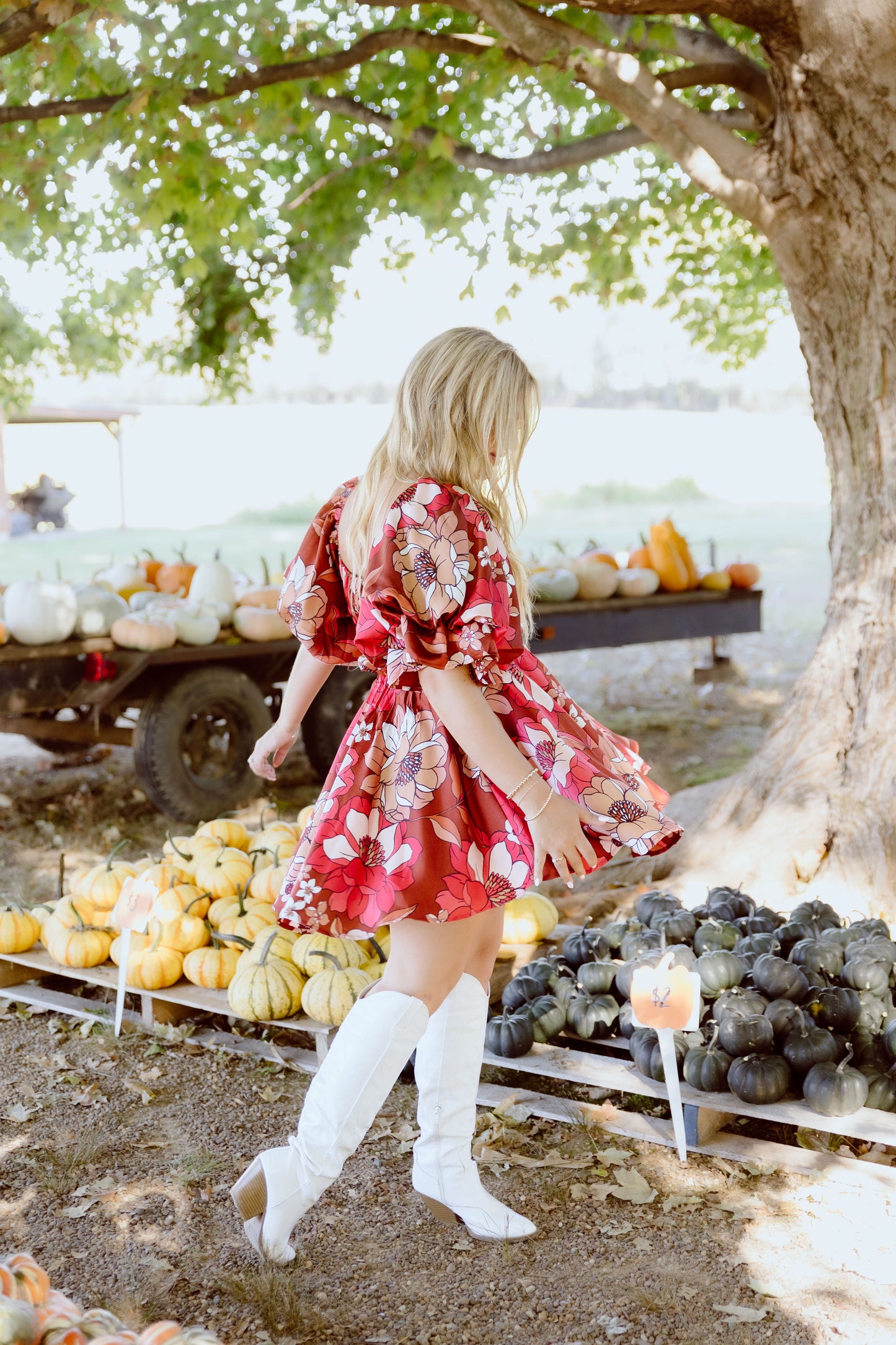 Baylor Dress- Red Floral