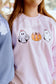 CUSTOM ORDER: Cute But Spooky Sweatshirt- Baby Pink