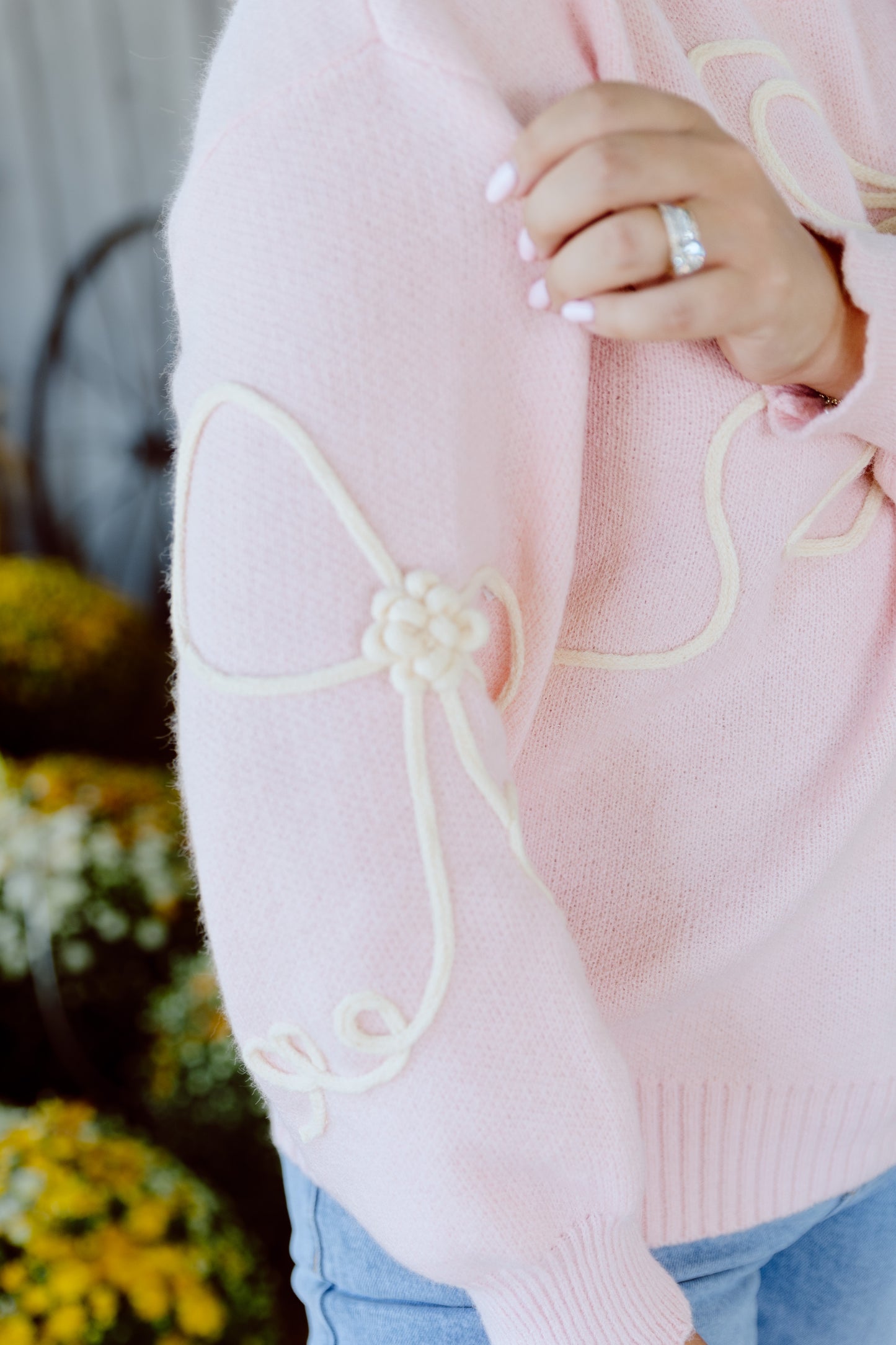 Karter Sweater- Dusty Pink