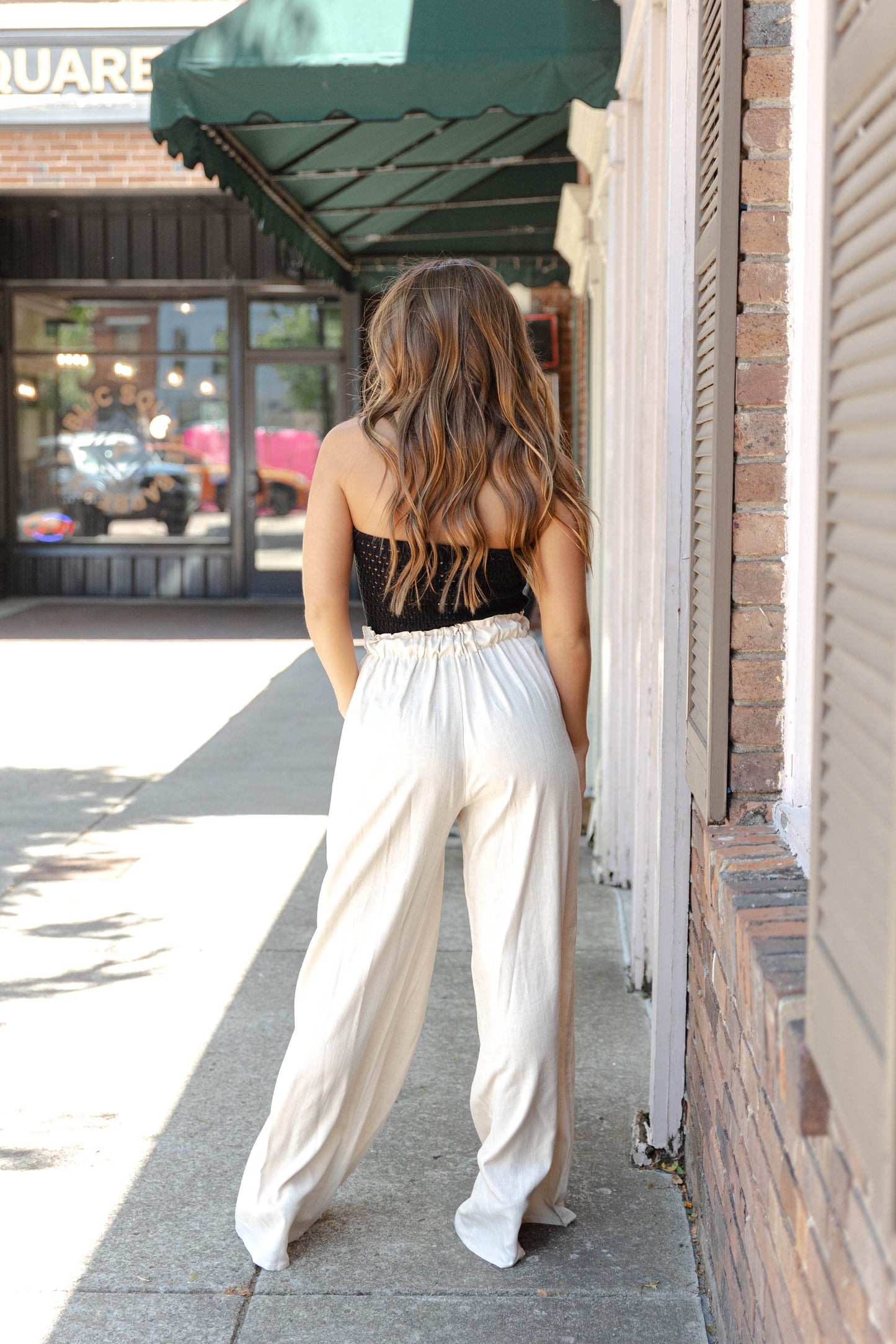 Danielle Linen Pants- Natural