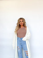 Load image into Gallery viewer, Hallie Popcorn Cardigan- Ivory
