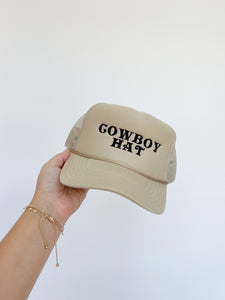 Cowboy Hat- Sand