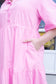 Delphine Dress- Baby Pink