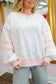 Tabbi Floral Pullover - Off White/Pink