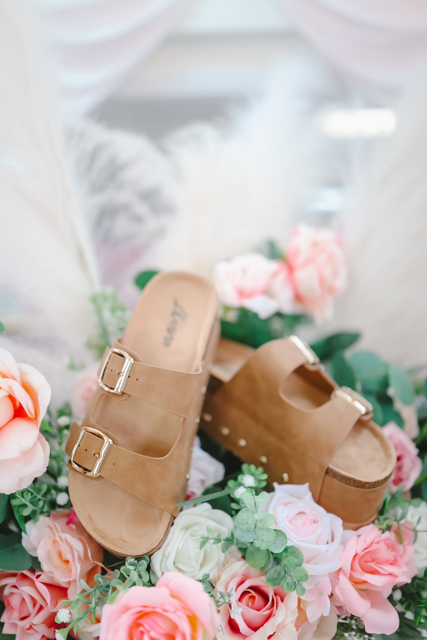 Dakota Platform Sandals - Tan