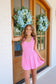 Della Smocked Cross Back Active Dress - Pink