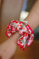 Strawberry Field Scrunchie - Red