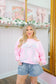 Jayde Floral Bow Pullover - Pink