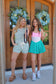 Brynn Colorblock Frill Strap Active Dress - Pink Multi