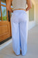 Breezy Stripe Pants - Blue