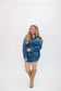 Katelyn Oversized Shirt Jacket - Medium Wash