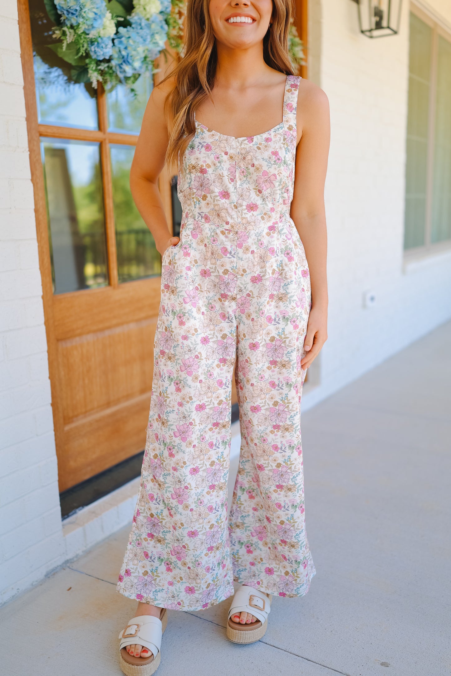Bloom Vintage Floral Overalls - Multi