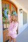 Darcie Patchwork Quilted Floral Lounge Set - Pink