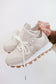 Casey Chunky Platform Sneakers - Beige