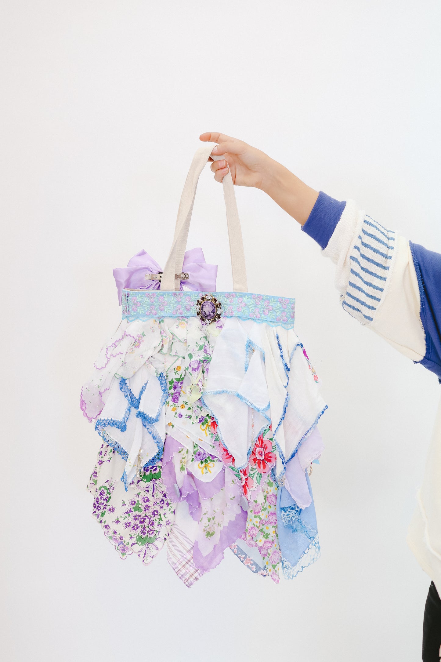 Small Snagbag- Lavendar/Bably Blue Multi