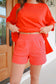 Laney French Terry Short Set - Ruby Red