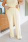 Karter Tank & Wide Leg Pant Set - Yellow