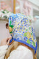 Laney Lemon & Tile Bandana Scarf - Blue
