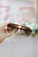Katie Aviator Sunglasses - Tortoise Brown