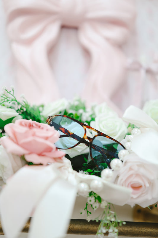 Katie Aviator Sunglasses - Tortoise Black