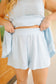 Aidan Babydoll Tank & Smocked Short Set - Sage