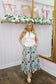 Serena Vintage Print A-Line Midi Skirt - Multi