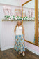 Serena Vintage Print A-Line Midi Skirt - Multi