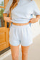 Lennon Scuba Tee & Short Set - Blue