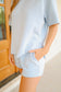 Lennon Scuba Tee & Short Set - Blue