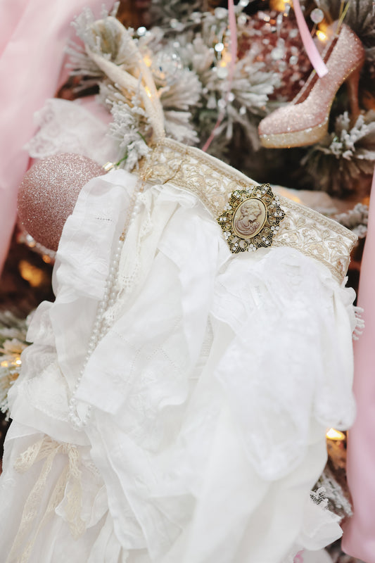 Large Stocking Snagbag- White Lace