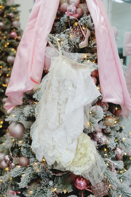 Large Stocking Snagbag- White Pearl