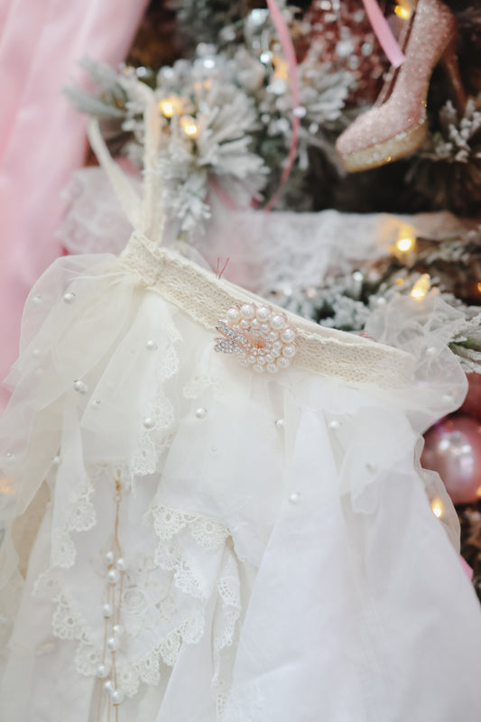 Large Stocking Snagbag- White Pearl