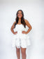 Kehlani Sequin Dress- White