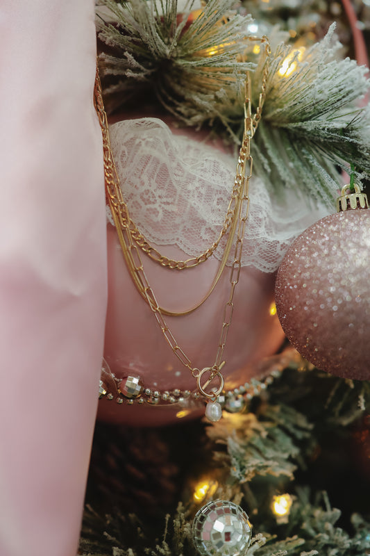 Felicia Layered Necklace - Gold